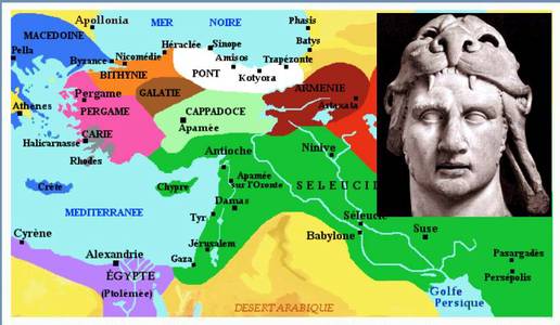 La carte de Pergame et le roi Mithridate